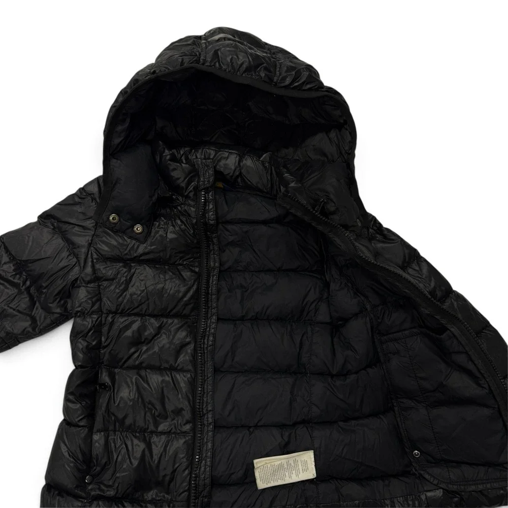 Polo Ralph Lauren Kids Black Down Quilted Puffer Jacket Hooded Size 6